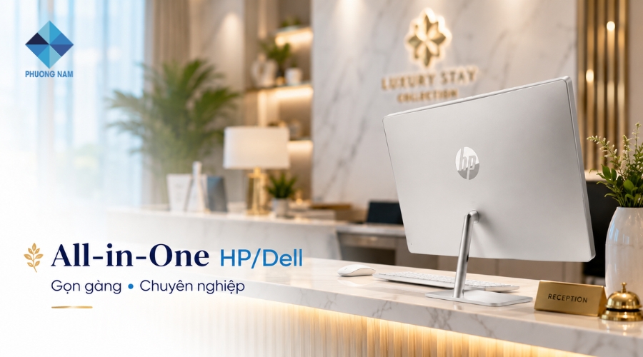 Máy tính đồng bộ All-in-One HP/Dell