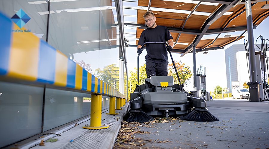 Các công trường xây dựng và nhà máy xi măng