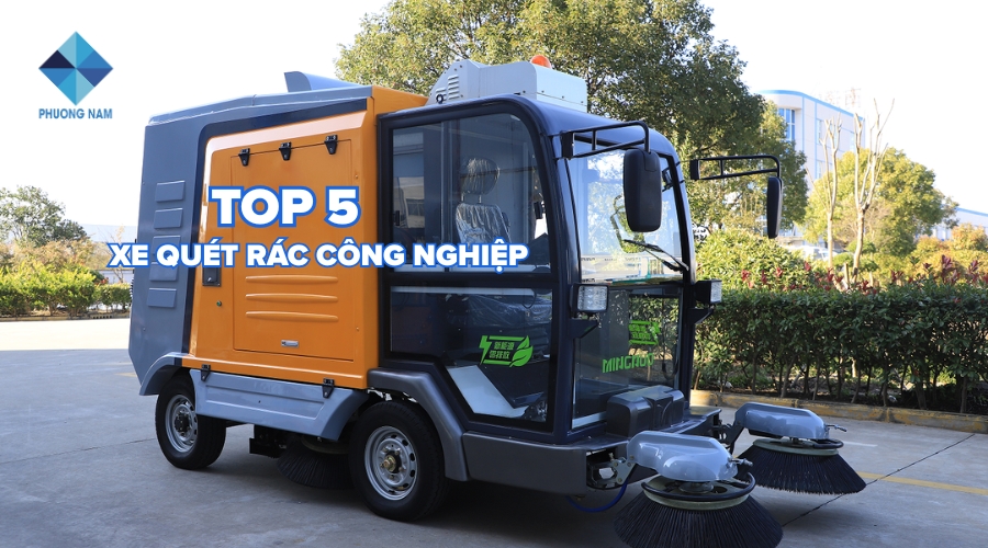 Xe quét rác công nghiệp