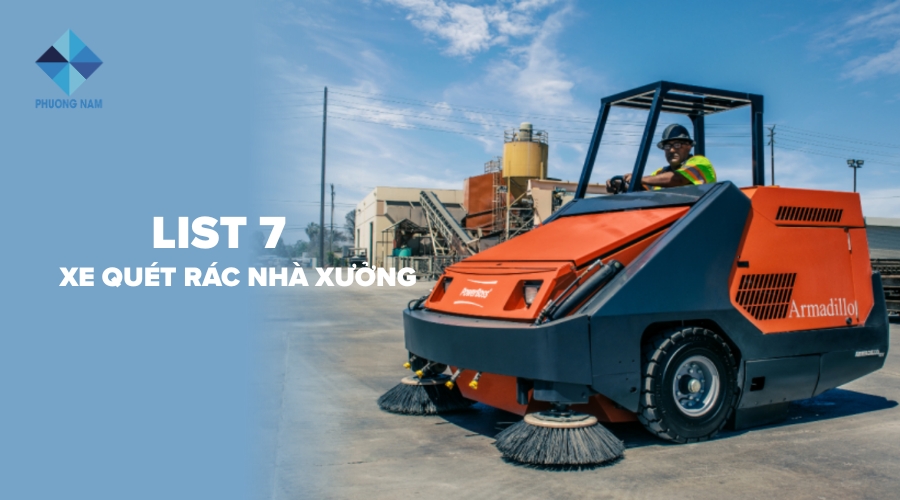 Xe quét rác nhà xưởng