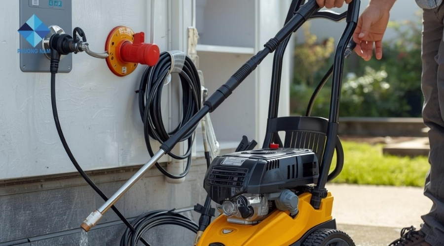 Kiểm tra nguồn điện và nguồn nước