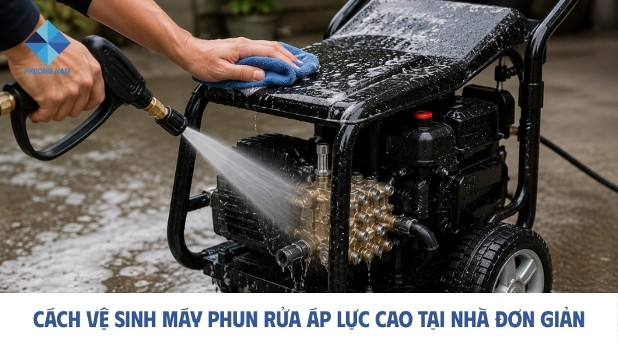 Vệ sinh máy phun rửa áp lực cao