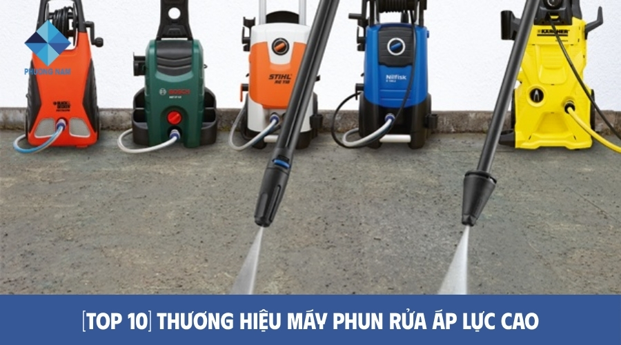 Thương hiệu máy phun rửa áp lực cao