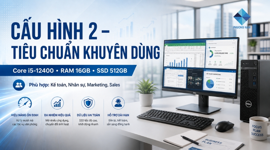 Cấu hình máy tính văn phòng 2