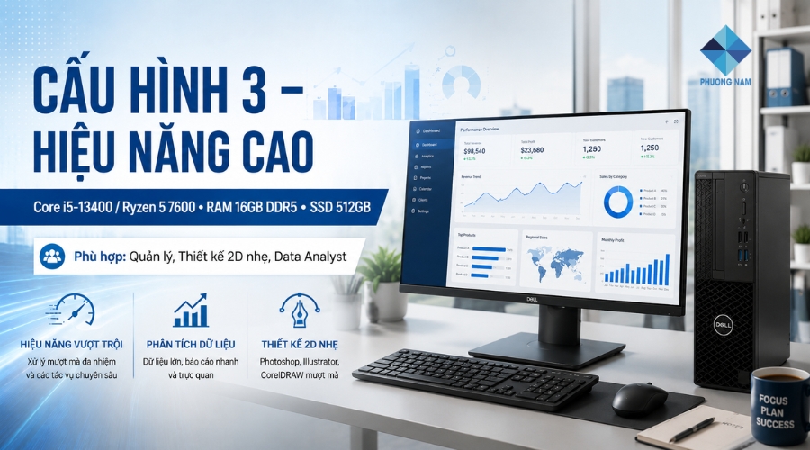 Cấu hình máy tính văn phòng 3