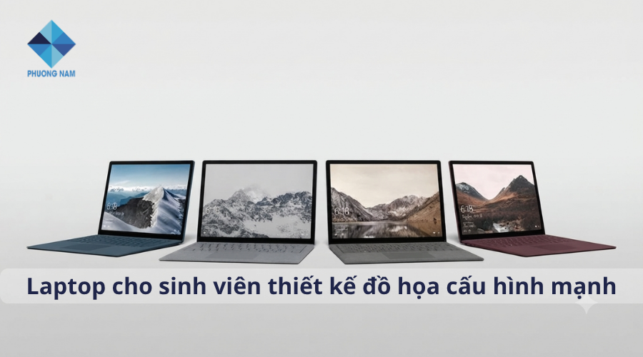 Laptop cho sinh viên thiết kế đồ họa