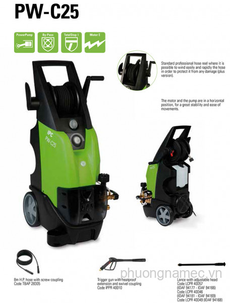 máy phun rửa áp lực cao IPC