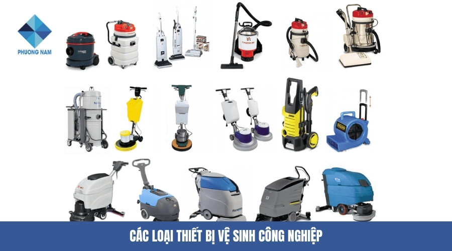 Các loại thiết bị vệ sinh công nghiệp phổ biến nhất hiện nay