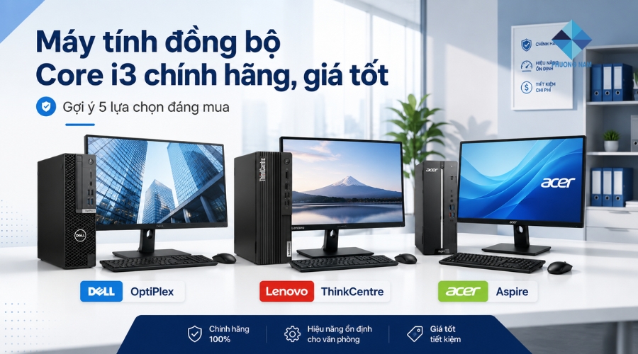 [List 5] Máy tính đồng bộ core i3 chính hãng, giá tốt