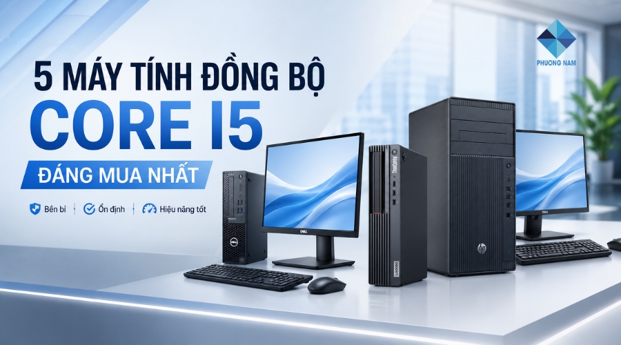 5 Máy tính đồng bộ core i5 đáng mua nhất