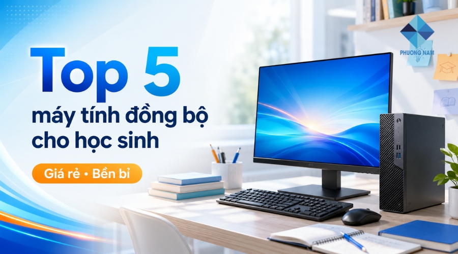 Top 5 máy tính đồng bộ cho học sinh giá rẻ, bền bỉ