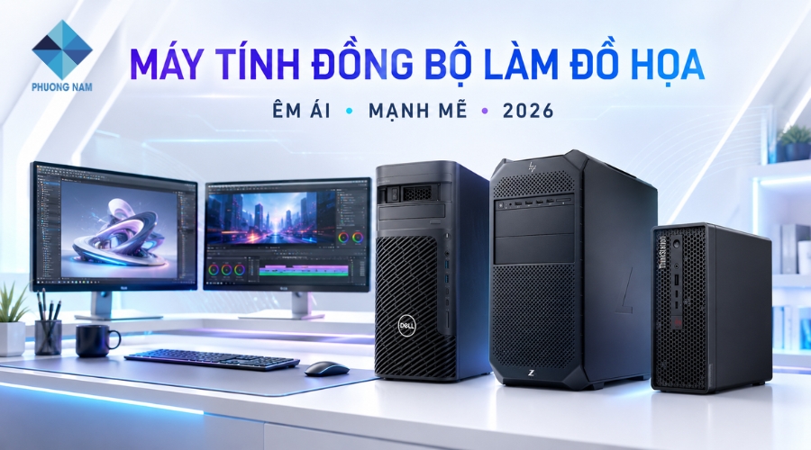 Các mẫu máy tính đồng bộ làm đồ họa êm ái