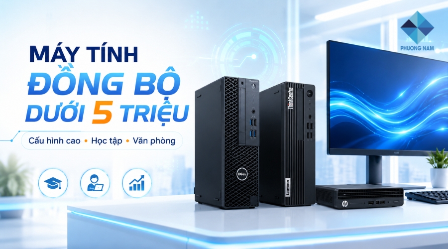 Top máy tính đồng bộ dưới 5 triệu cấu hình cao, mượt mà