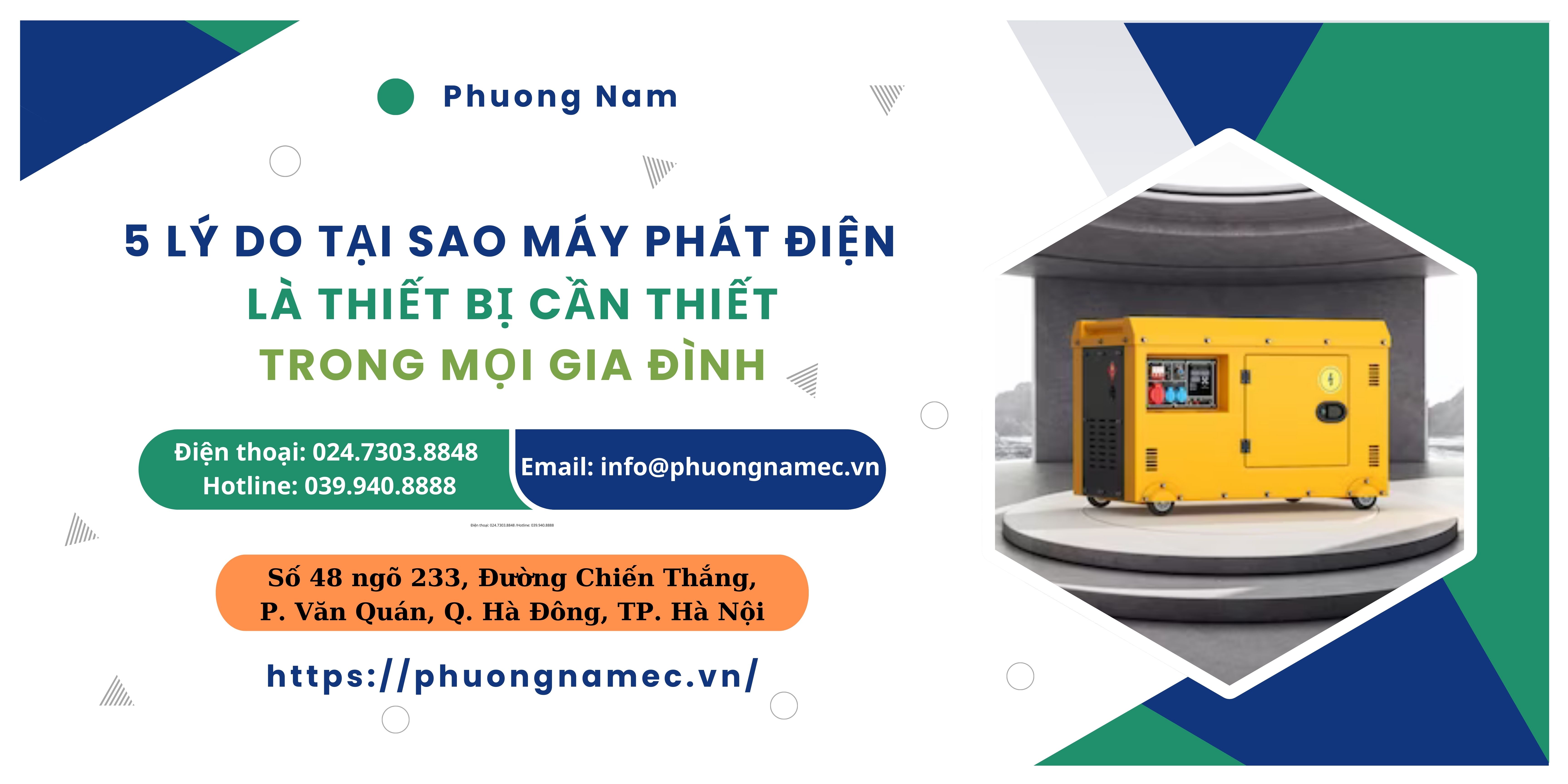 5 Lý Do Tại Sao Máy Phát Điện Là Thiết Bị Cần Thiết Trong Mọi Gia Đình