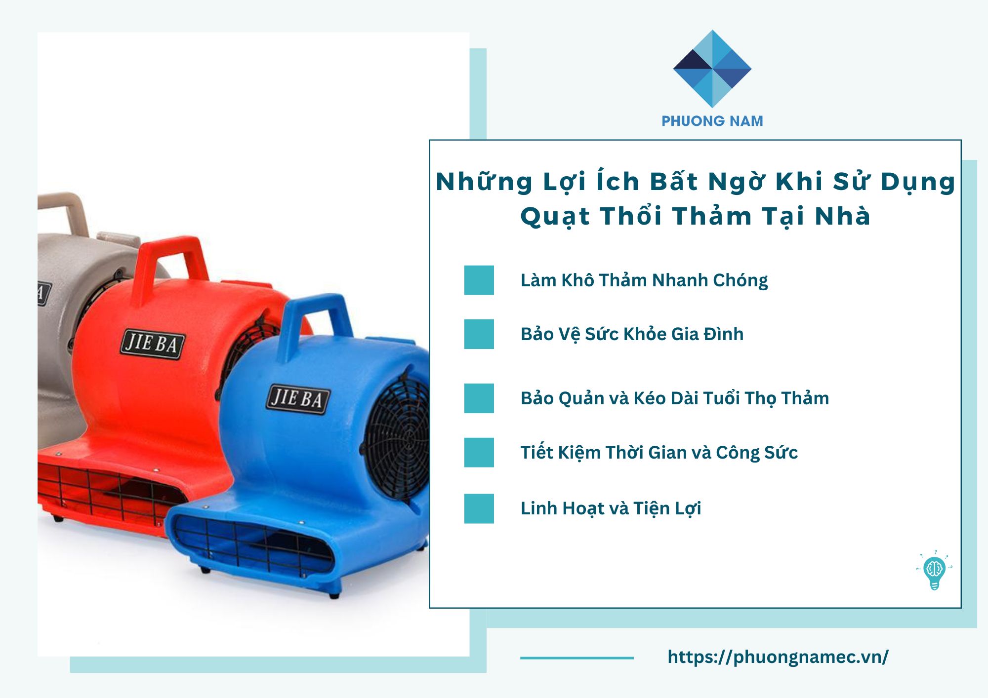 Những Lợi Ích Bất Ngờ Khi Sử Dụng Quạt Thổi Thảm Tại Nhà