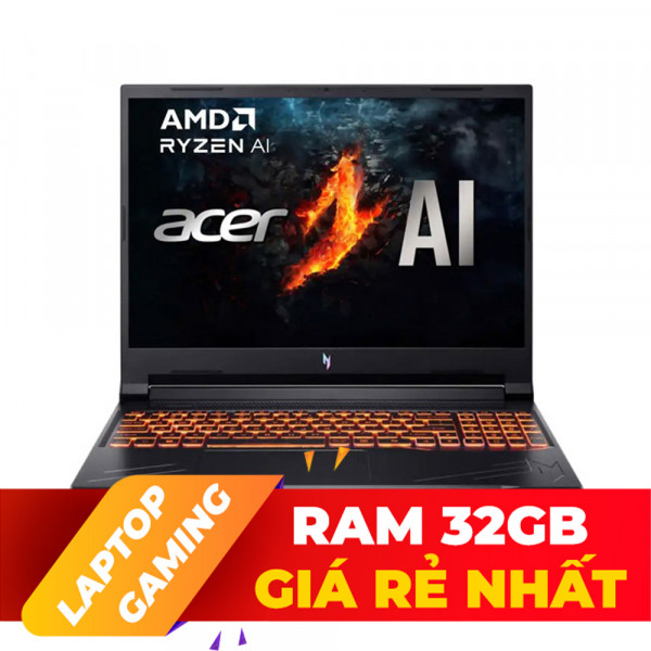 Laptop Acer Gaming Nitro ProPanel ANV16-41-R7EN NH.QP2SV.004 (AMD Ryzen 7 8845HS |RTX 3050| 16GB | 512GB | 16 inch WUXGA | Win 11 | Đen)