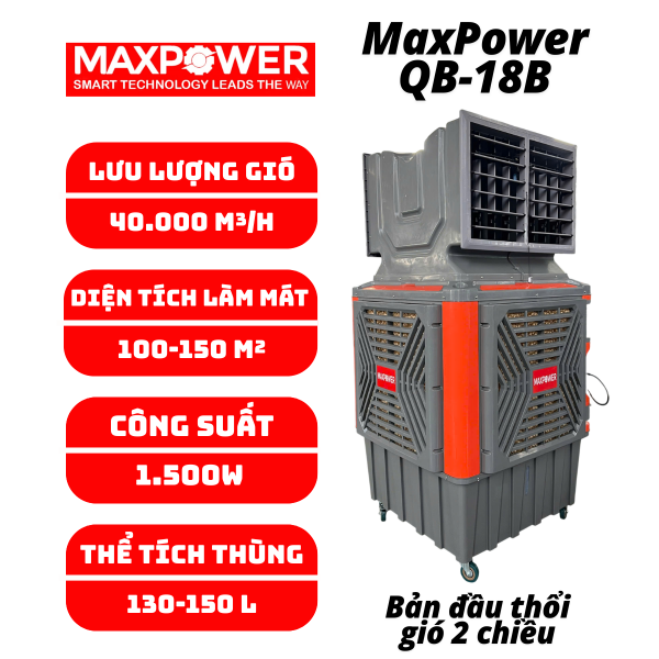 Quạt công nghiệp làm mát bằng hơi nước MaxPower QB-18B 2