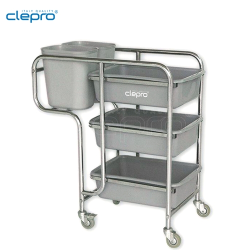 Xe đẩy dọn đồ ăn Clepro CS-3/5L
