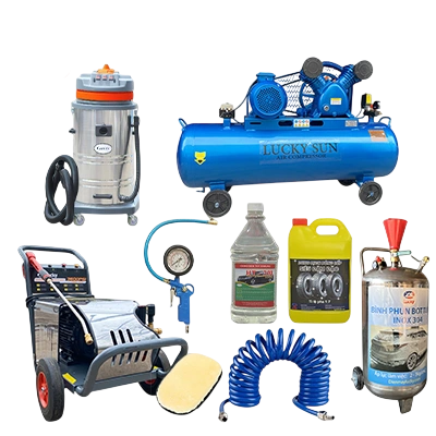 Bộ thiết bị rửa xe ô tô chuyên nghiệp rửa 30 đến 50 Xe/Ngày