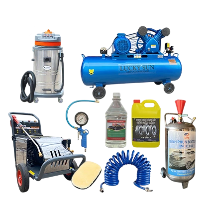 Bộ thiết bị rửa xe ô tô chuyên nghiệp rửa 50 đến 100 Xe/Ngày