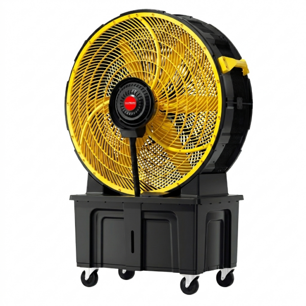 Quạt hướng trục phun sương công nghiệp di động MaxPower MA-1350  | Làm mát ngoài trời khu vực diện tích lớn