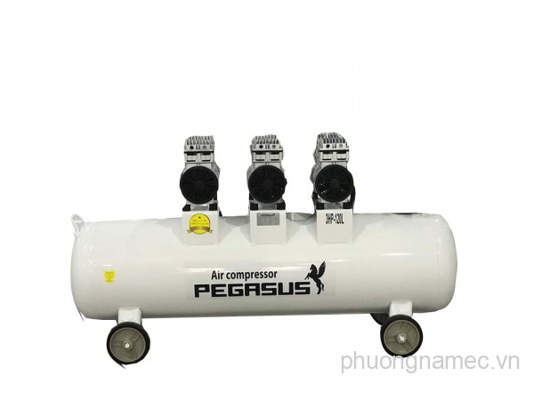 Máy nén khí không dầu giảm âm Pegasus TM- OF750x3- 70L