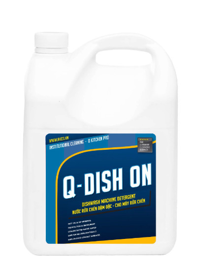Nước rửa chén đậm đặc dùng cho máy rửa bát chén Q-DISH ON