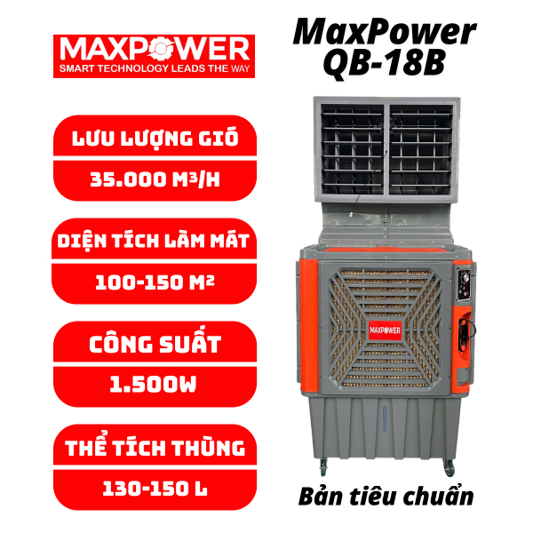 Quạt công nghiệp làm mát bằng hơi nước MaxPower QB-18B