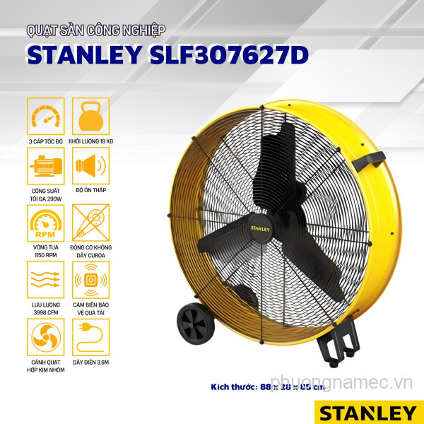 Quạt công nghiệp Stanley 30″ SLF307627D