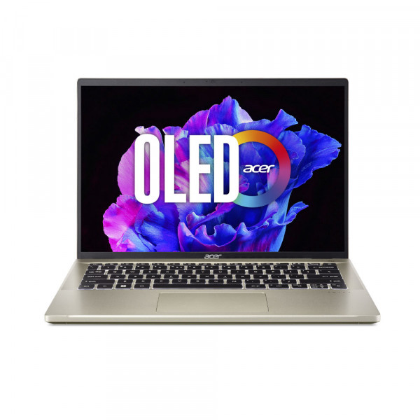 Laptop Acer Swift Go SFG14-71-74CP NX.KPZSV.004 (Core i7-13700H | 16GB | 512GB | Intel Iris Xe | 14 inch OLED 2.8k | Win 11 | Sunshiny Gold)