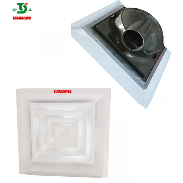 Quạt hút âm trần Soffnet ATS 600-2N khung 600mm (có ống)
