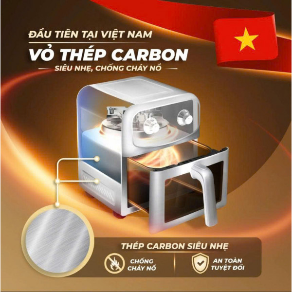 Nồi chiên không dầu 6L Masuto MSChef