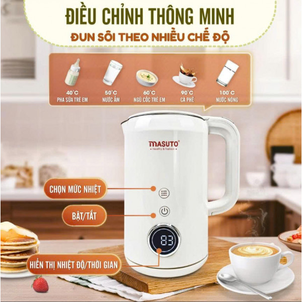 Ấm đun siêu tốc Masuto 1,7L MSNami