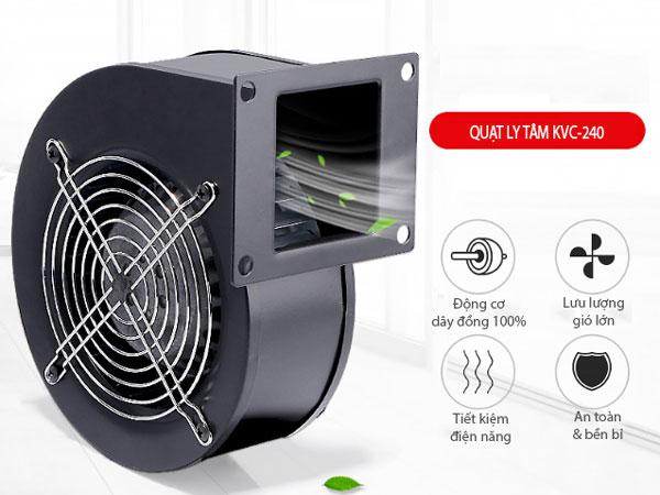 Quạt Ly Tâm Mini Soffnet KVC-240
