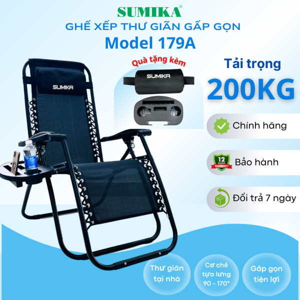 Ghế xếp thư giãn Sumika 179A