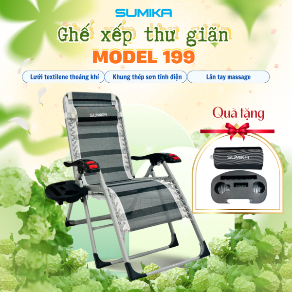 Ghế xếp thư giãn SUMIKA 199