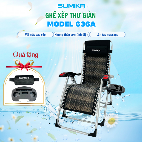 Ghế xếp thư giãn SUMIKA 636A