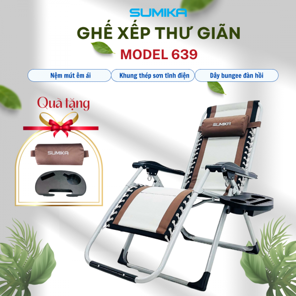 Ghế xếp thư giãn SUMIKA 139