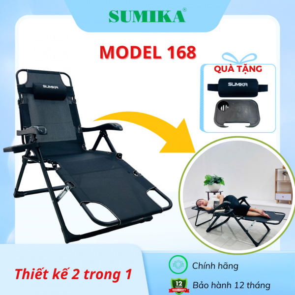 Ghế xếp ngã thành giường Sumika 168