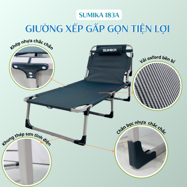 Giường xếp gọn đa năng SUMIKA 183A
