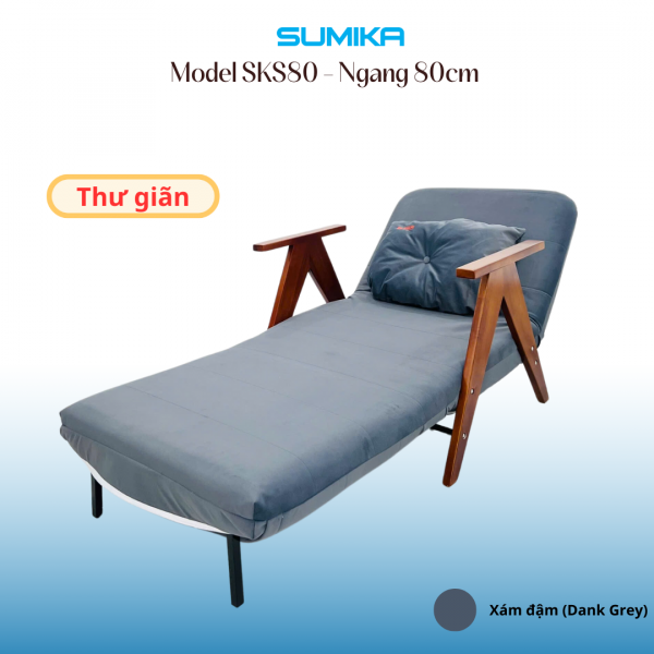 Ghế sofa giường gấp gọn SUMIKA SKS80