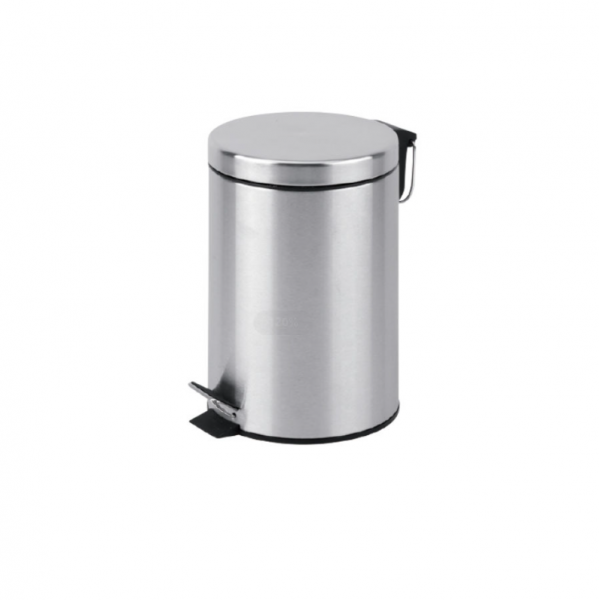 Thùng rác inox đạp chân tròn 3L Paloca TRDI03