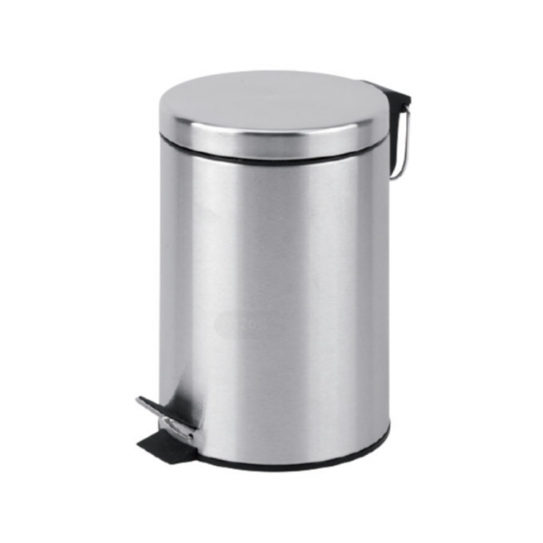 Thùng rác inox đạp chân tròn 20L Paloca TRDI20