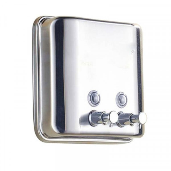 Hộp đựng nước rửa tay inox 2 ngăn 450 ml x 2 HTKW-B76