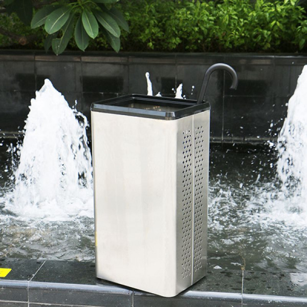 Thùng đựng ô dù chữ nhật bằng inox TDO-T
