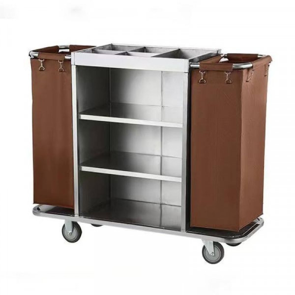 Xe dọn buồng phòng inox HTIXK4A