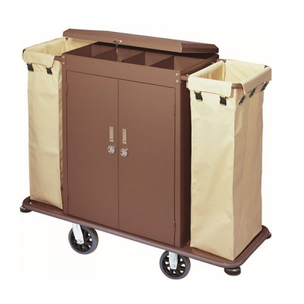 Xe dọn buồng phòng có cửa HTSX04-F