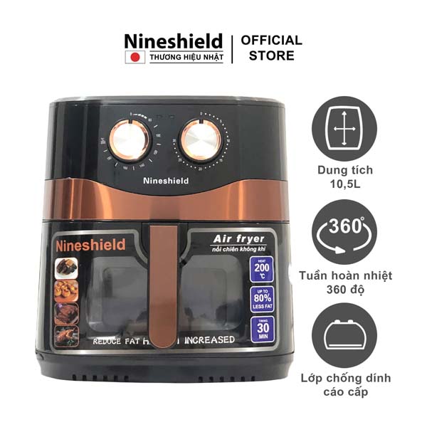  Nồi chiên không dầu Nineshield KB-8002