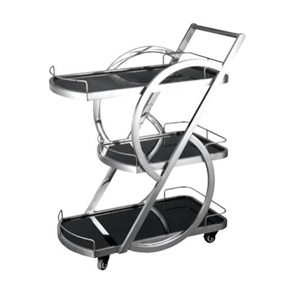 Xe phục vụ rượu cao cấp bạc XDR-IK