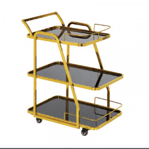 Xe phục vụ rượu cao cấp vàng XDR-V